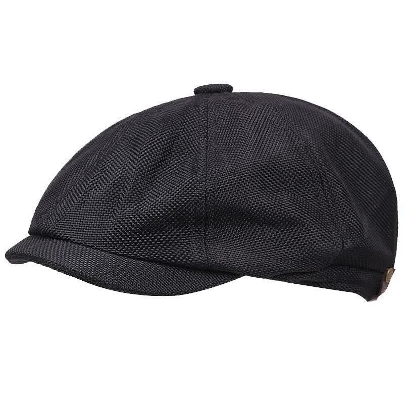Gorra de boina octogonal de vendedor de periódicos británico de ocio