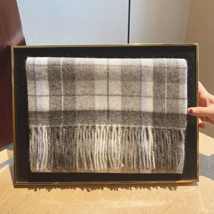 Bufanda unisex de cuadros grandes y cálidos de Lamb Edinburgh - #15 - image 31