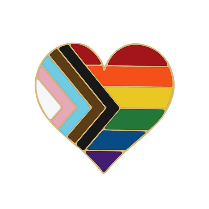 Broche con la bandera del arcoíris que muestra tu orgullo, 3 piezas