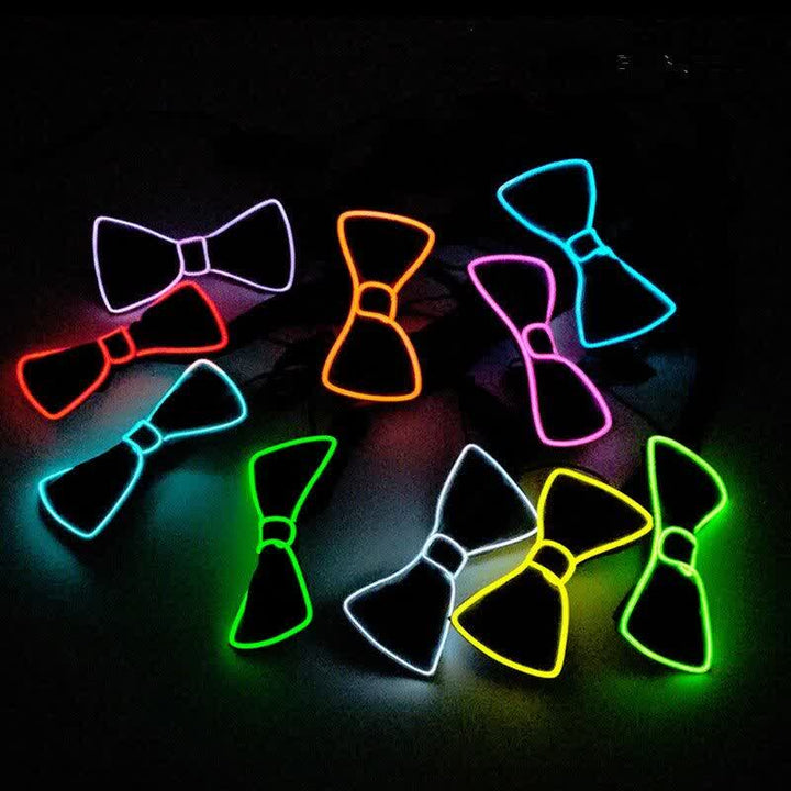 Pajarita luminosa con luz LED parpadeante