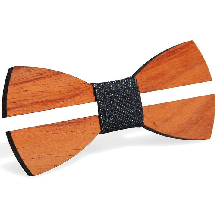 Pajarita de madera divertida y creativa para hombre