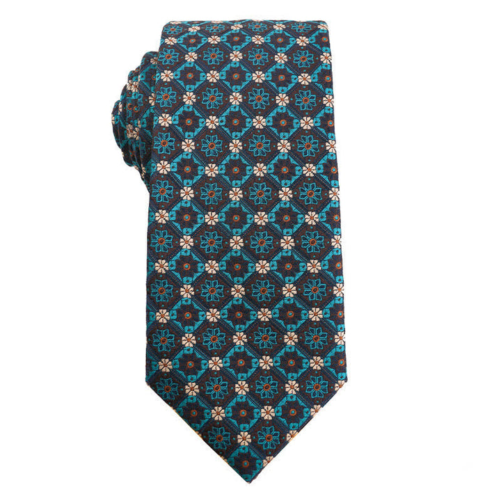 Corbata para hombre de la serie Artsy Jasper Turquoise