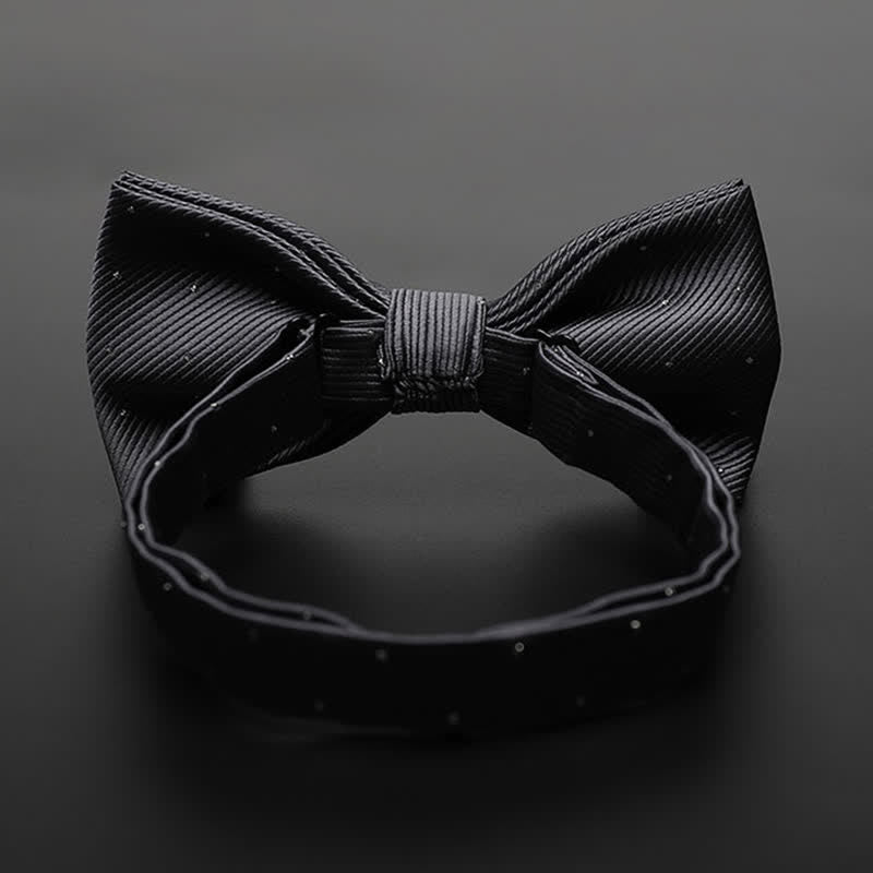 Pajarita de esmoquin formal con lunares para hombre