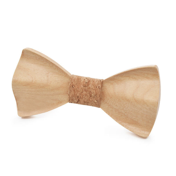 Pajarita clásica de madera de arce para hombre