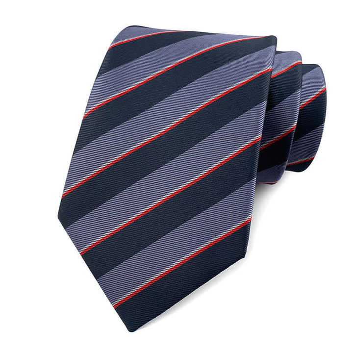 Corbata de oficina tradicional de rayas de Repp para hombre