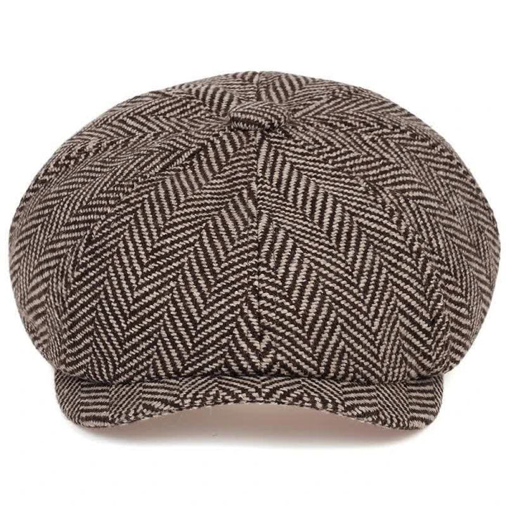 Boina octogonal con diseño de espiga de Peaky Blinders