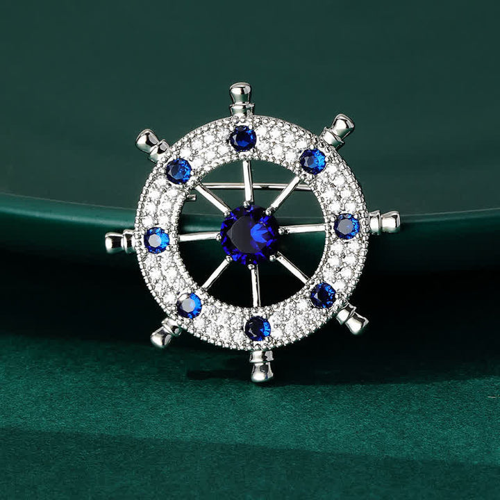 Broche de timón de barco náutico para hombre