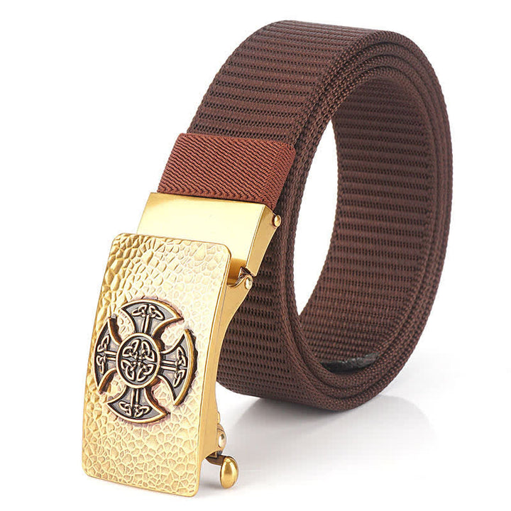 Cinturón de nailon para ocio de estilo retro para hombre