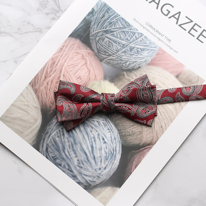 Pajarita de fiesta con estampado floral de varios estilos para hombre