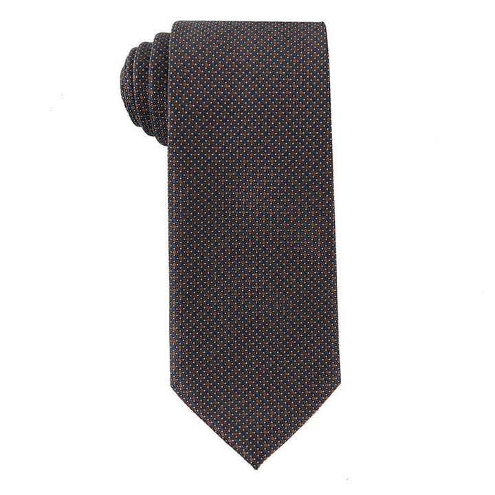 Corbata retro marrón para hombre