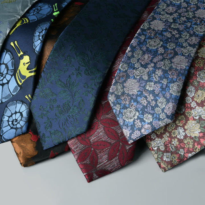 Corbata botánica con hojas novedosas para hombre de MidnightBlue