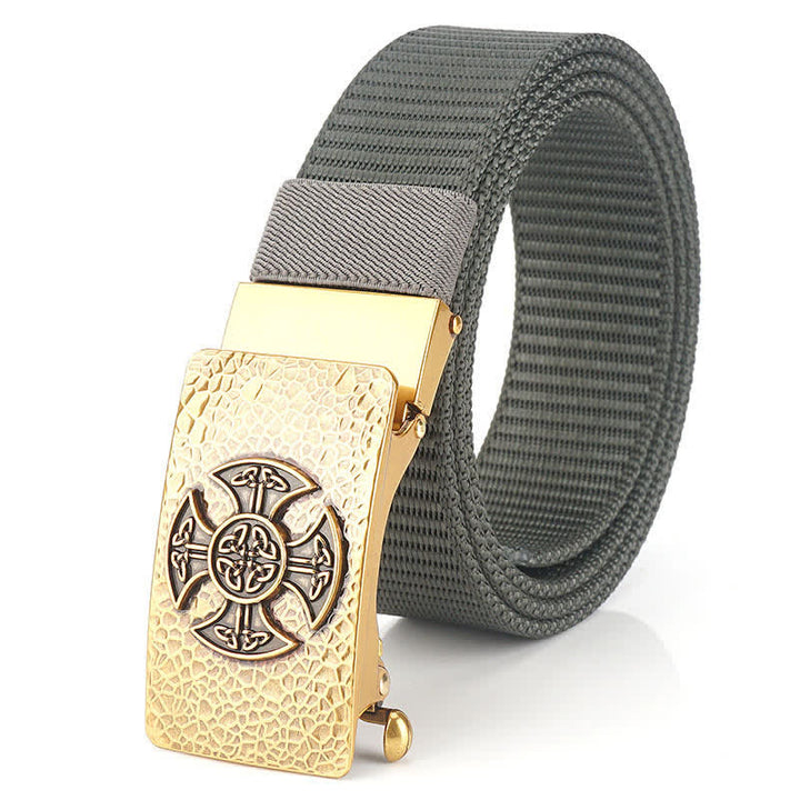 Cinturón de nailon para ocio de estilo retro para hombre