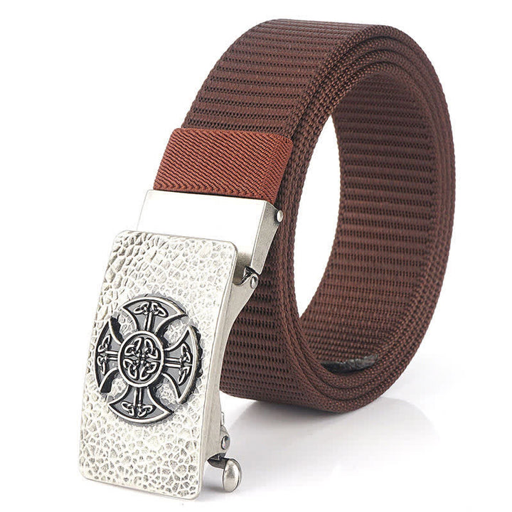 Cinturón de nailon para ocio de estilo retro para hombre
