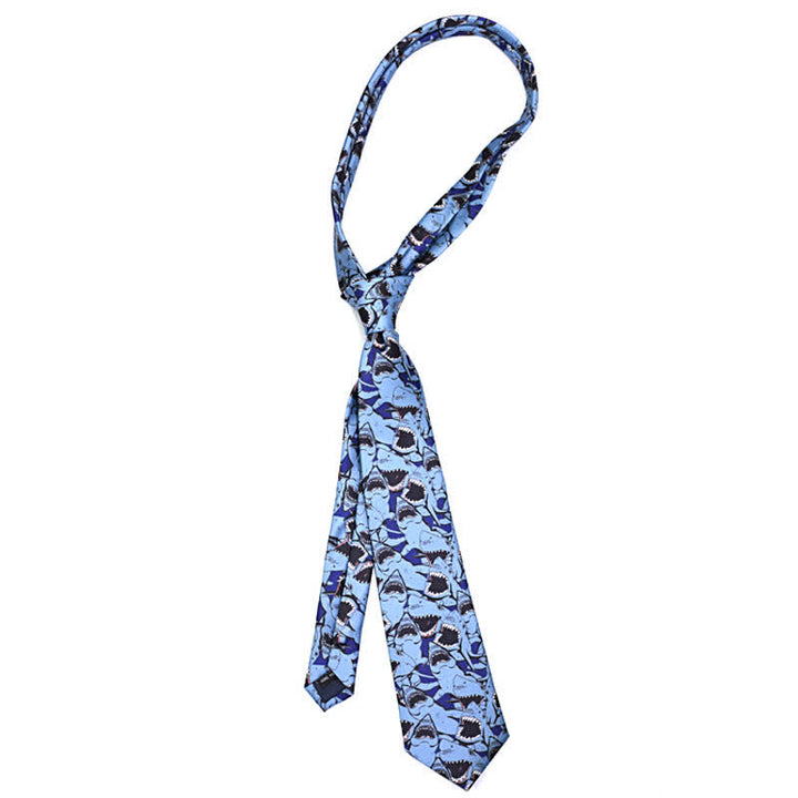 Corbata estampada divertida y creativa para hombre. 