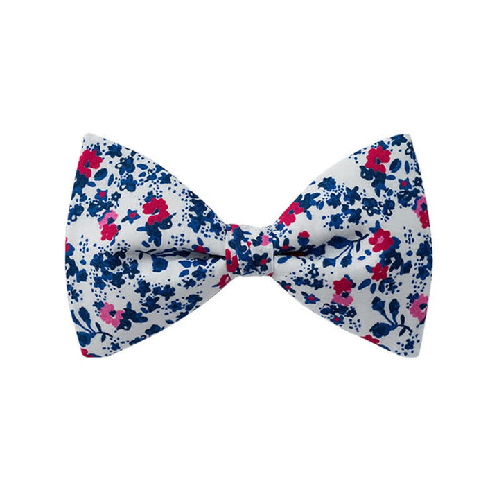 Pajarita de boda con estampado floral para hombre