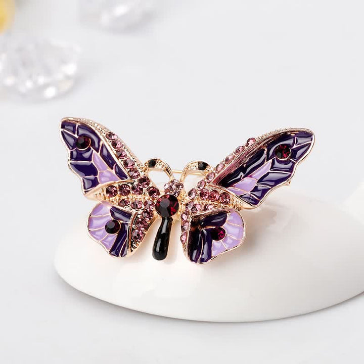 Broche elegante de mariposa de cuento de hadas para mujer