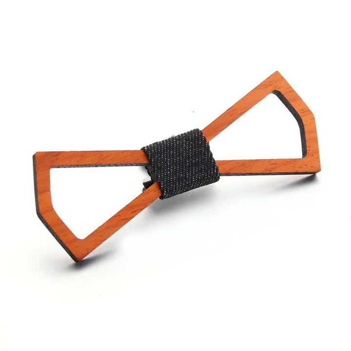 Pajarita de madera divertida y creativa para hombre