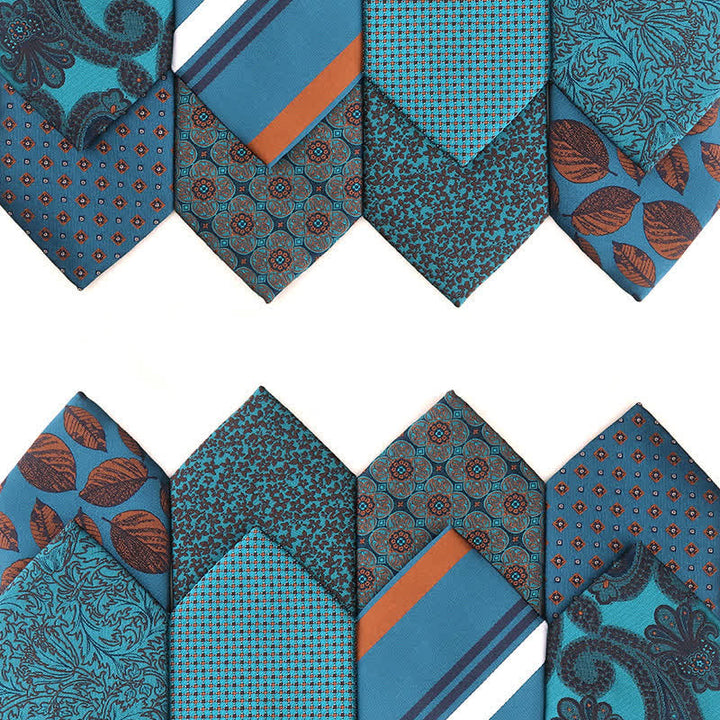 Corbata de negocios para hombre de la serie Lake Blue 