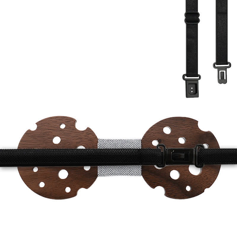 Juego de 3 pajaritas de madera con forma de círculo hueco para hombre