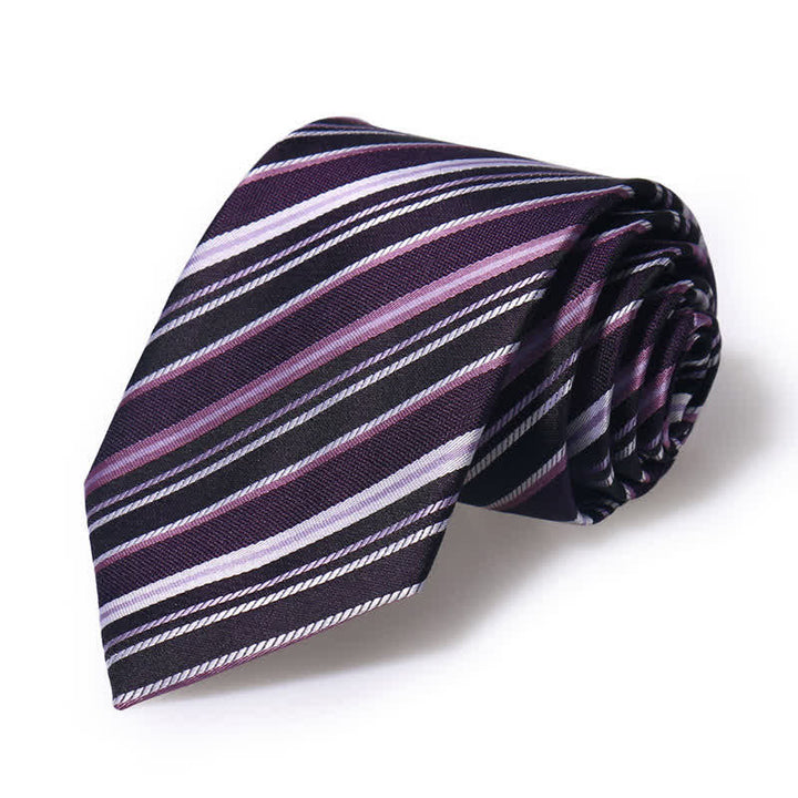 Corbata de rayas de negocios de la Academia para hombres
