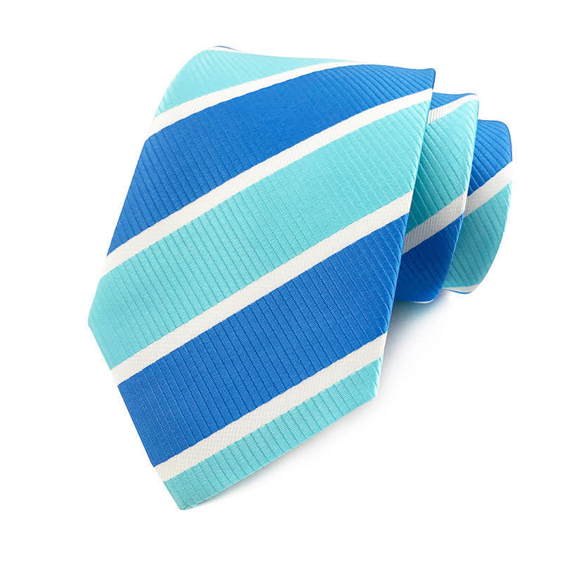 Corbata de rayas urbanas de estilo preppy para hombre