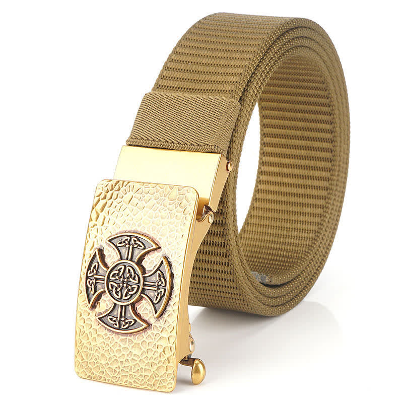 Cinturón de nailon para ocio de estilo retro para hombre