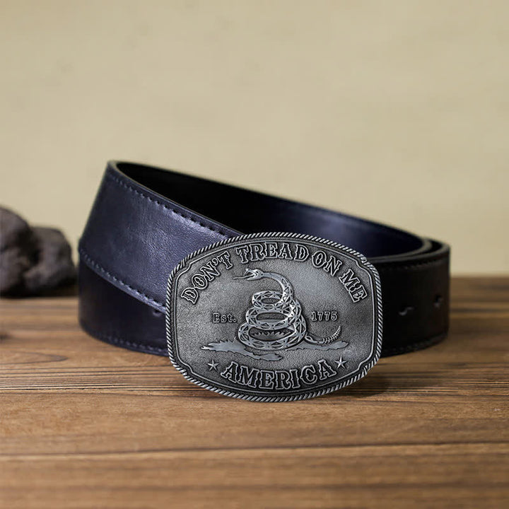 Cinturón de cuero con hebilla estilo pirámide para hombre, hecho a mano