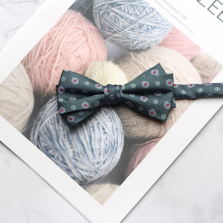 Pajarita de fiesta con estampado floral de varios estilos para hombre