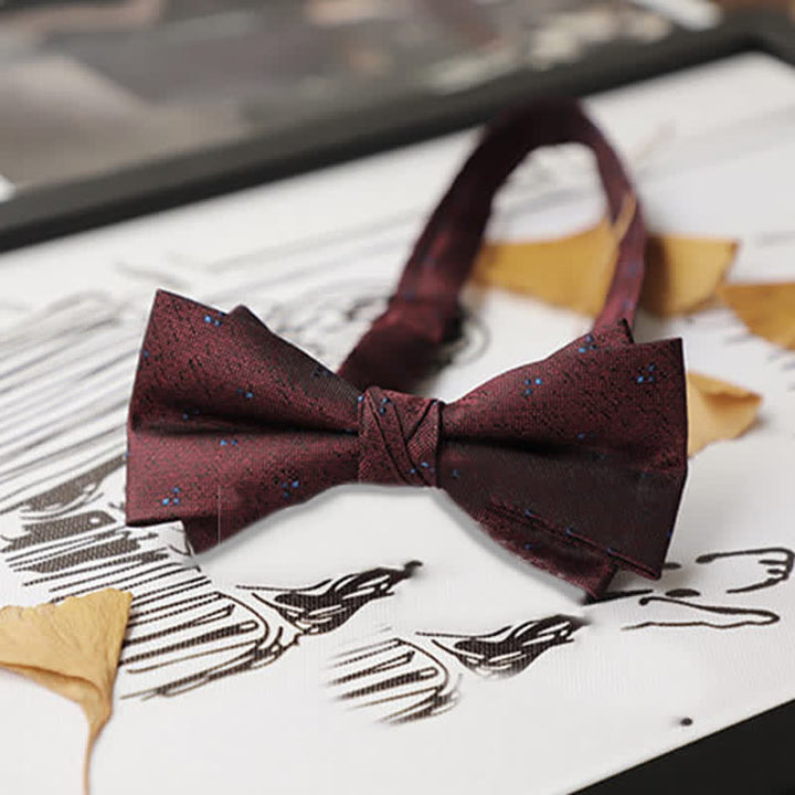 Pajarita de caballero de la serie Burgundy para hombre