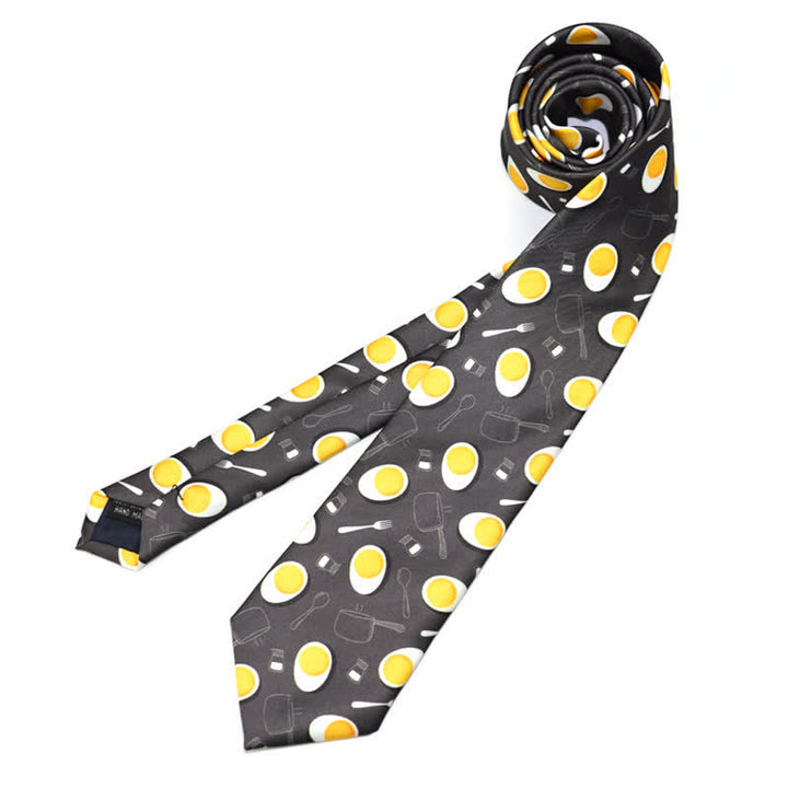 Corbata estampada divertida y creativa para hombre. 