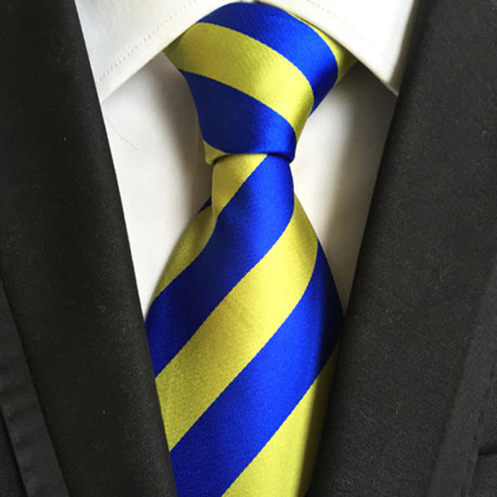 Corbata de rayas Peppy Block para hombre