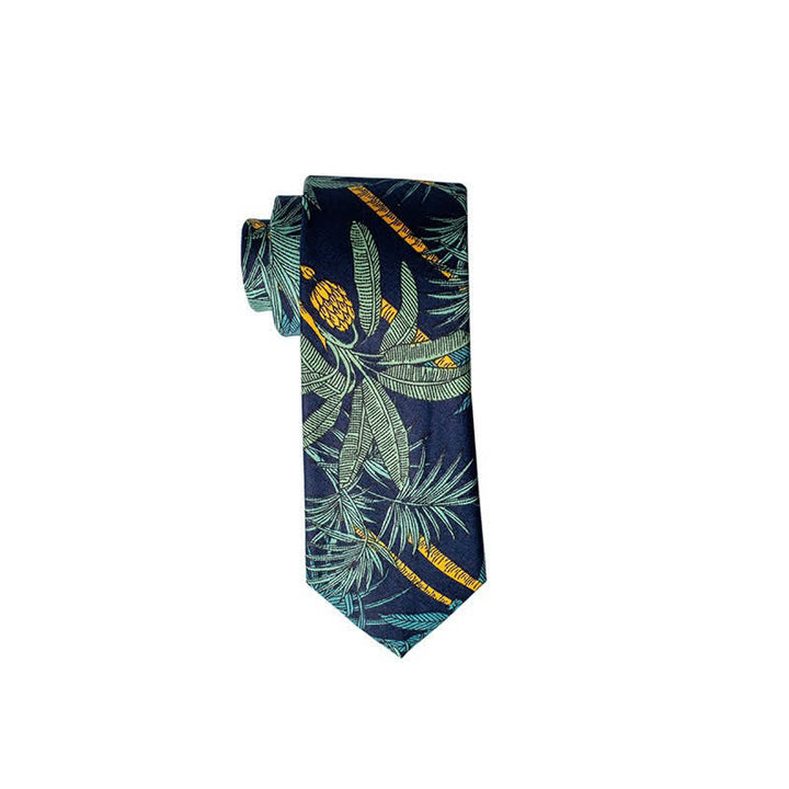 Corbata floral de playa hawaiana para hombre