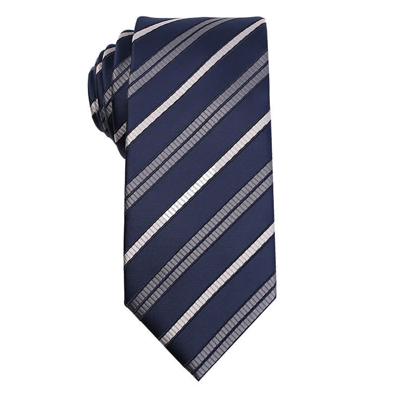 Corbata elegante de rayas para hombre