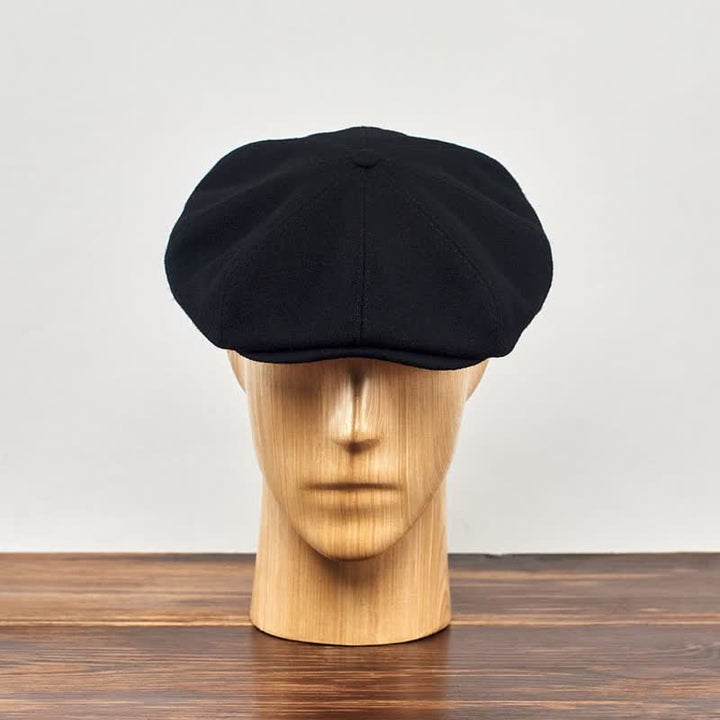 Boina octogonal negra de Peaky Blinders