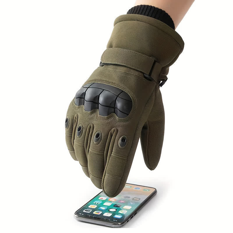 Guantes tácticos protectores térmicos de invierno para todos los dedos