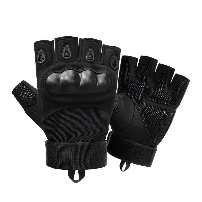 Guantes tácticos antideslizantes con protección para los dedos