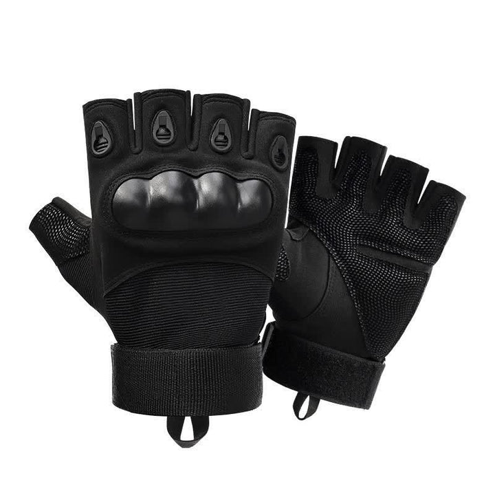 Guantes tácticos antideslizantes con protección para los dedos