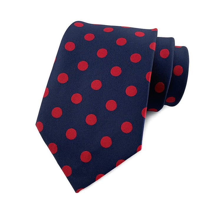 Corbata de lunares para hombre
