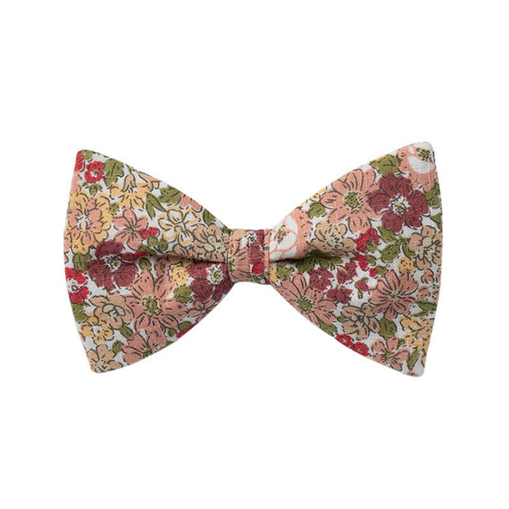 Pajarita de boda con estampado floral para hombre