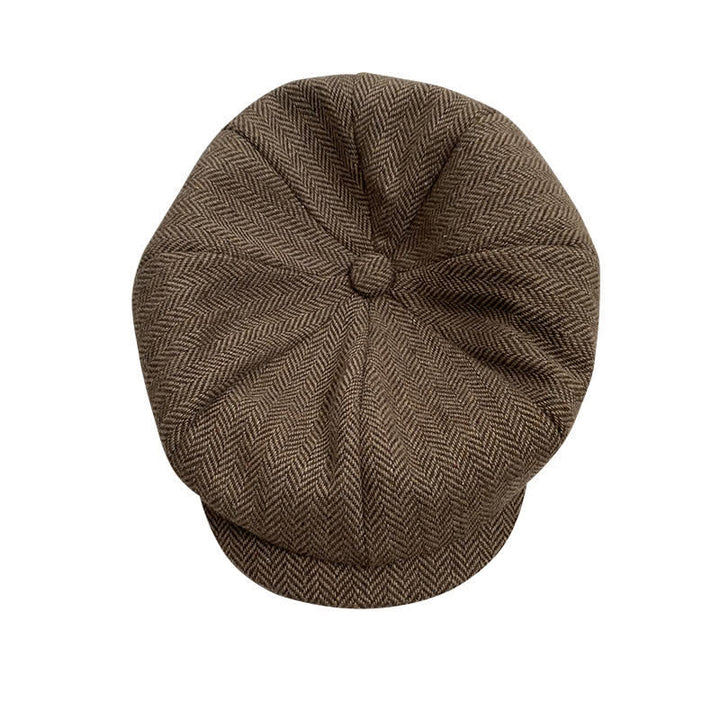 Boina octogonal con diseño de espiga de Coffee Fine