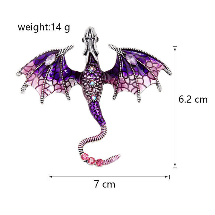 Broche unisex de dragón volador Legand
