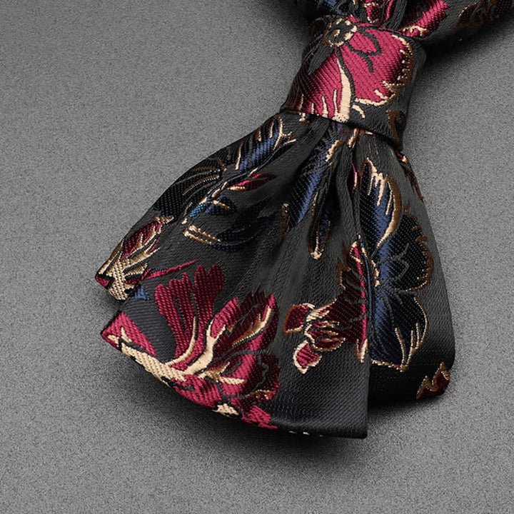 Pajarita con estampado floral de cerezo y lirios de Harmony para hombre