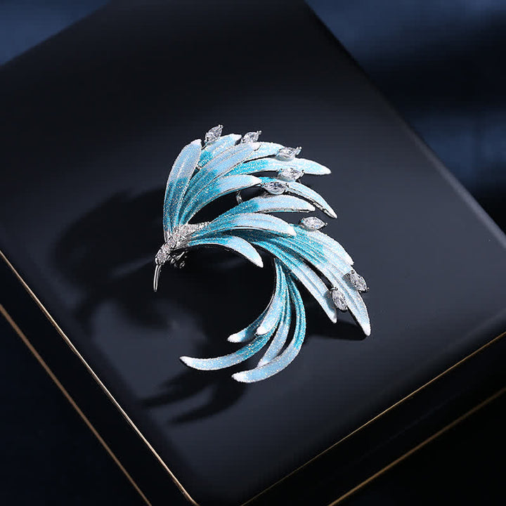 Broche de color degradado Phoenix Palace para mujer