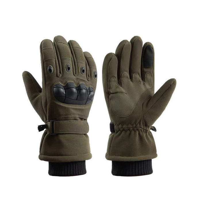 Guantes tácticos protectores térmicos de invierno para todos los dedos