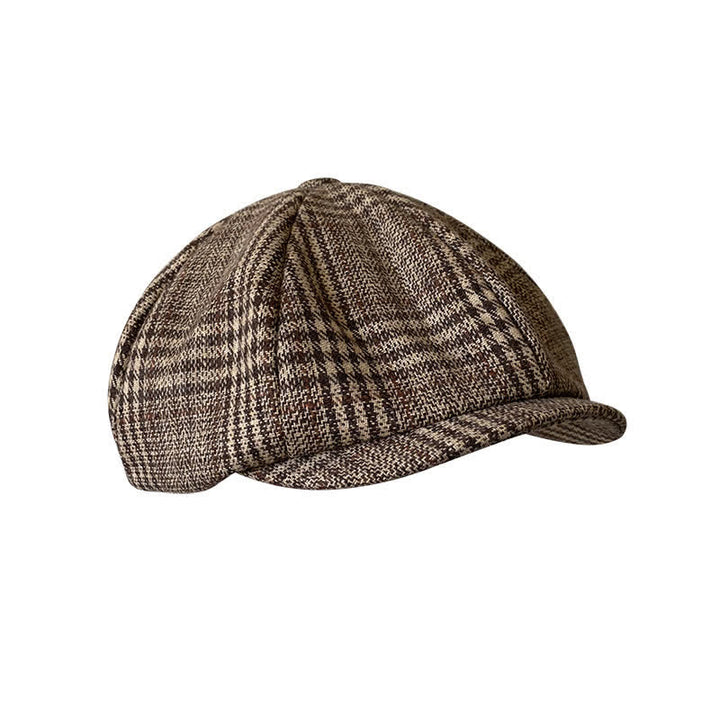 Boina octogonal a cuadros de Ivy Gentlemen