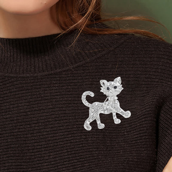 Broche de gato lindo para mujer