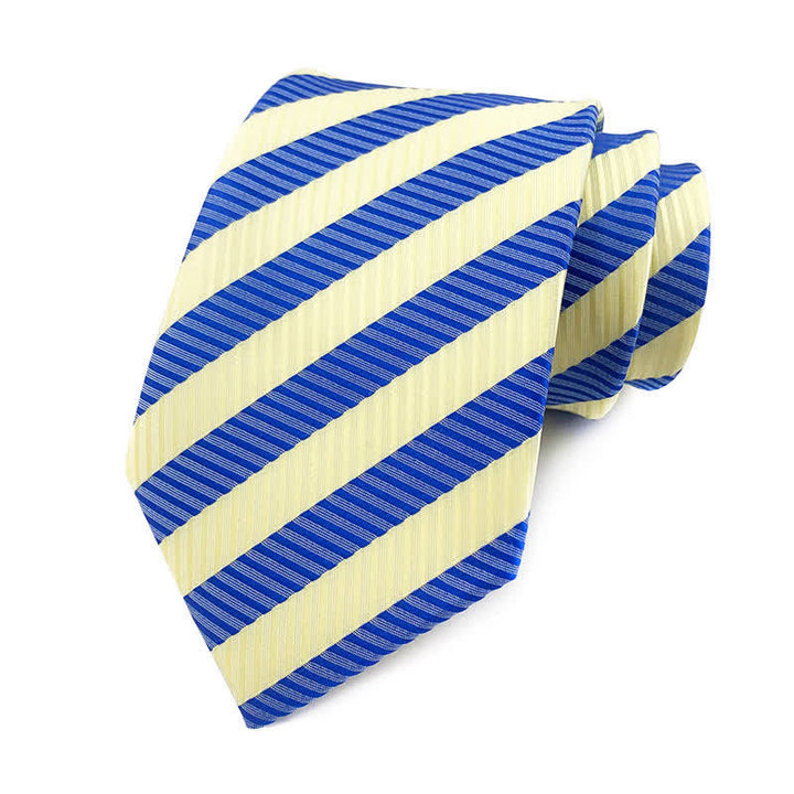 Corbata de rayas urbanas de estilo preppy para hombre