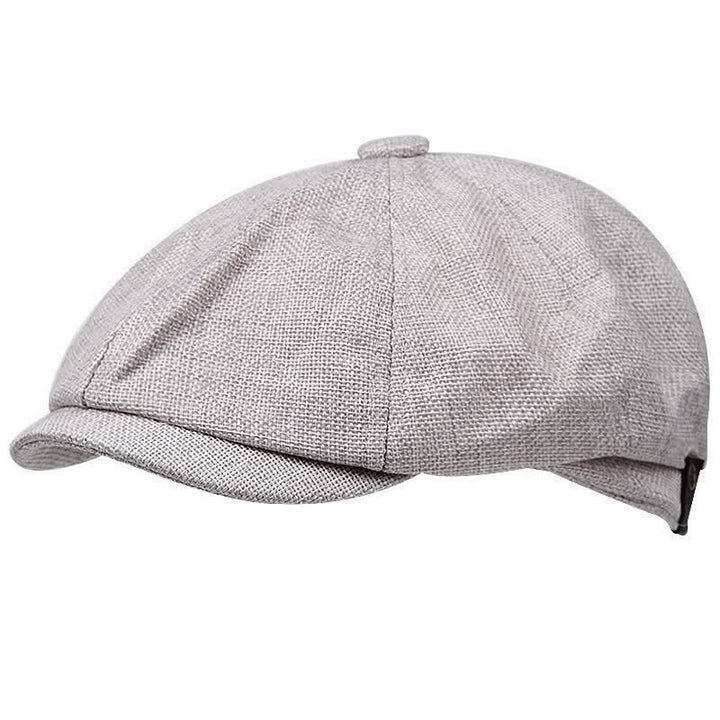 Gorra de boina de vendedor de periódicos octogonal simple y fresca