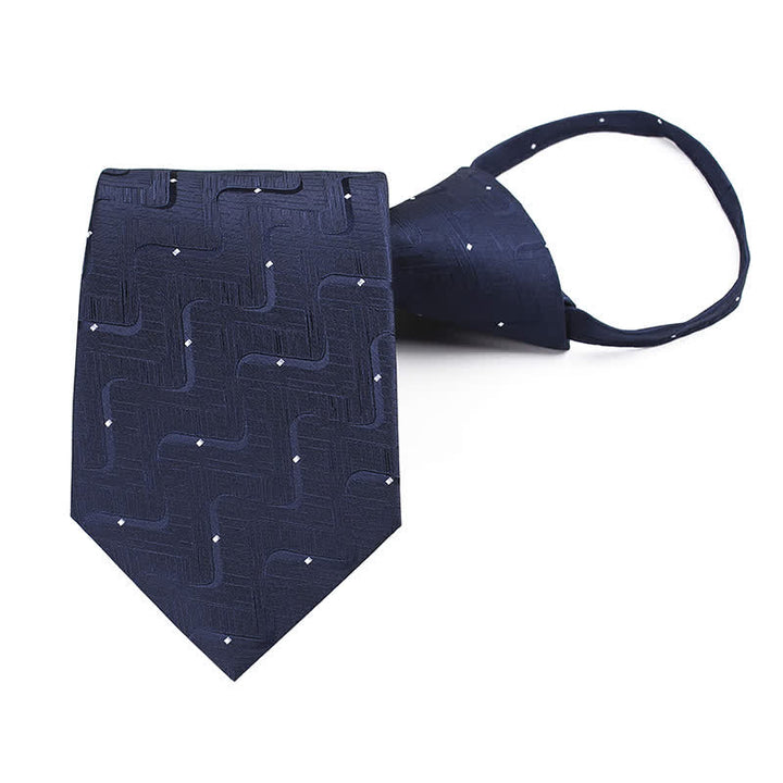 Corbata con cremallera y diseño de galaxia distante para hombre.