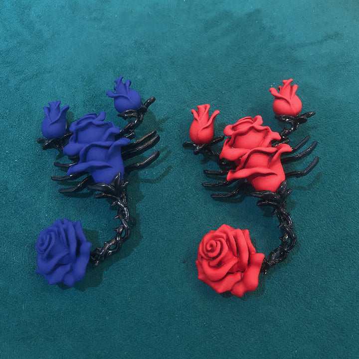 Broche de rosa de escorpión con personalidad masculina